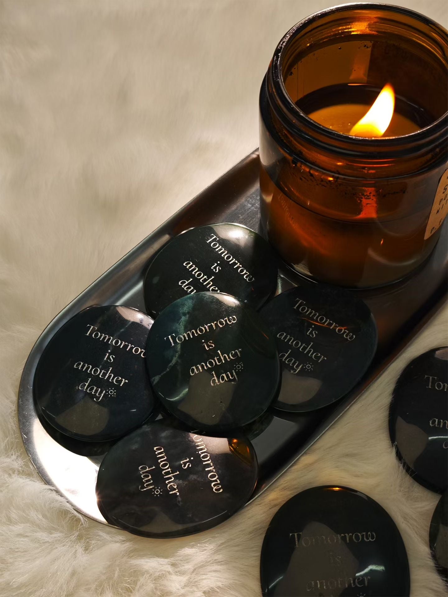 Manifest Crystal Stone-Tomorrow is another day