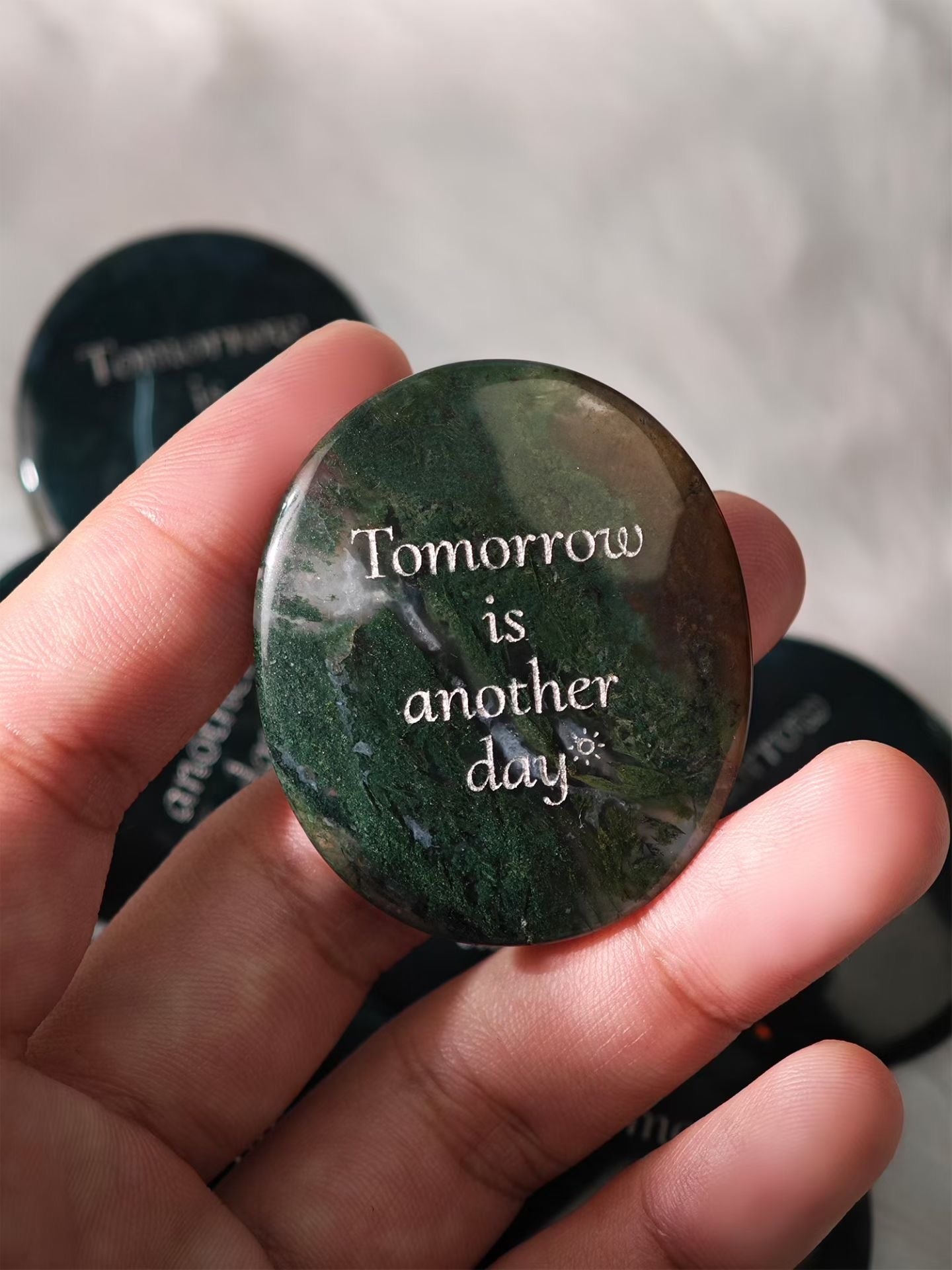 Manifest Crystal Stone-Tomorrow is another day