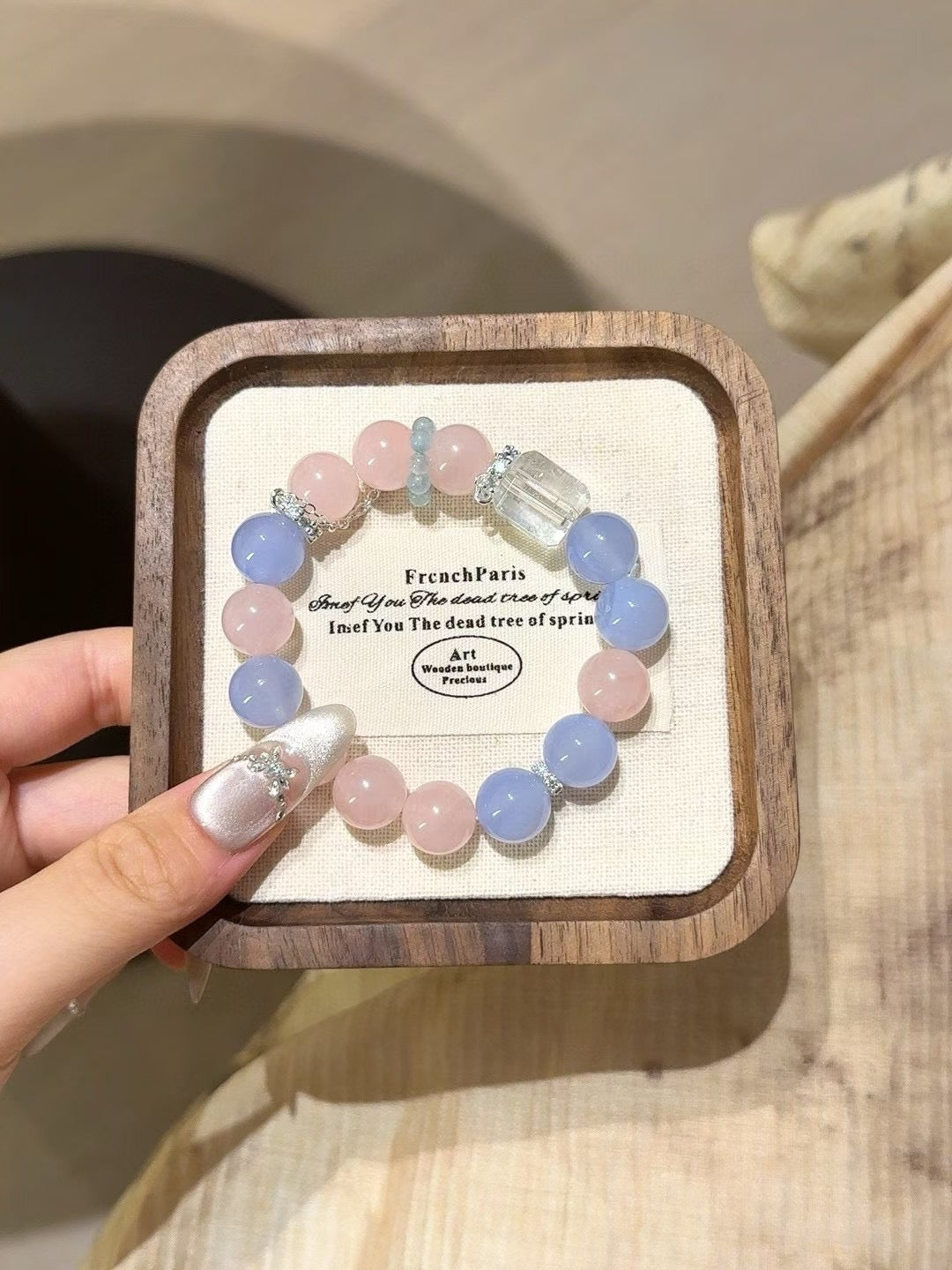 Xiuyu & Rhodonite “Magic Box” Bracelet