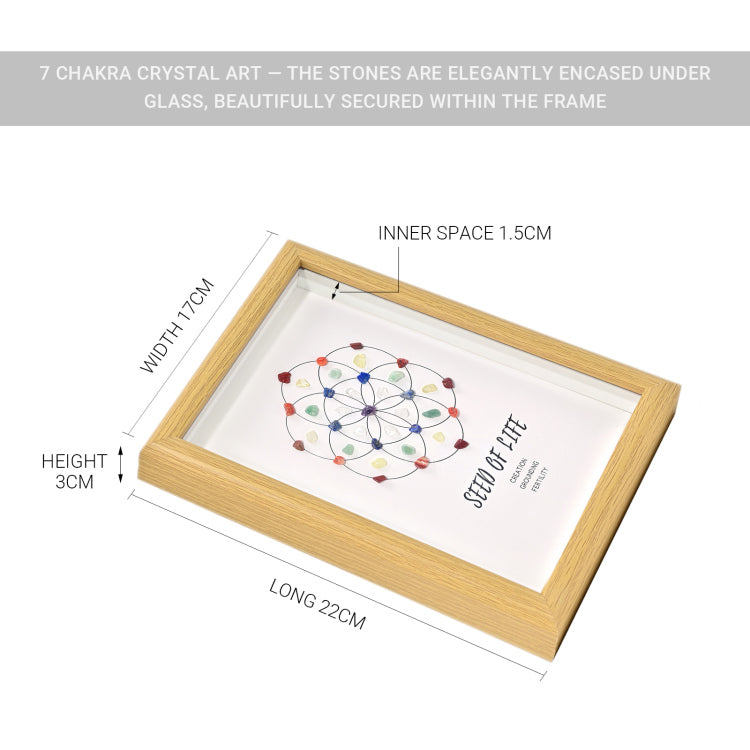 Life Seed Seven Chakra Crystal Grid Set