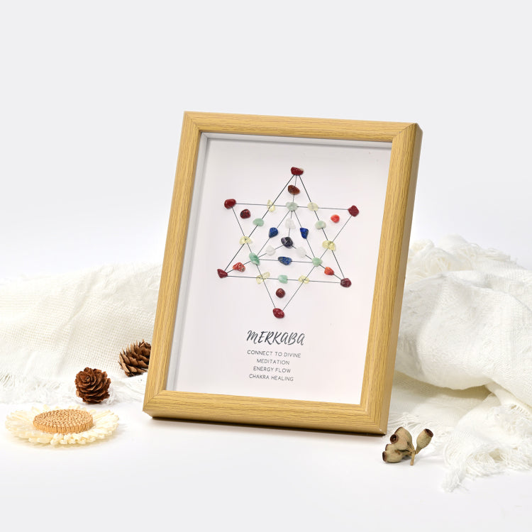 Merkaba Seven Chakra Crystal Grid Set