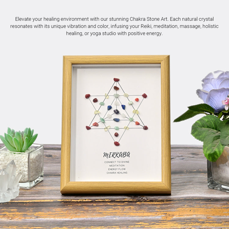 Merkaba Seven Chakra Crystal Grid Set