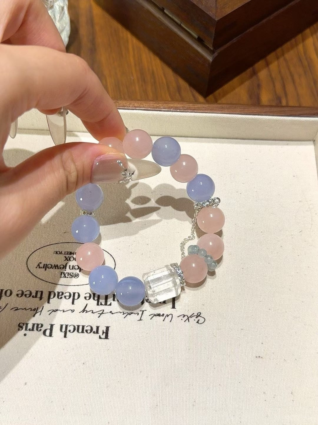 Xiuyu & Rhodonite “Magic Box” Bracelet